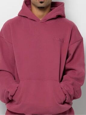 Comfort Minimalist Hoodie - Berry Pink